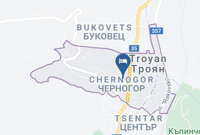 Troyan - Hotel Chateau Montagne Maps