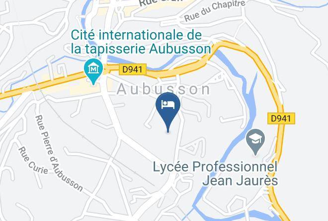 Creuse - Hotel Chateau Sallandrouze Maps
