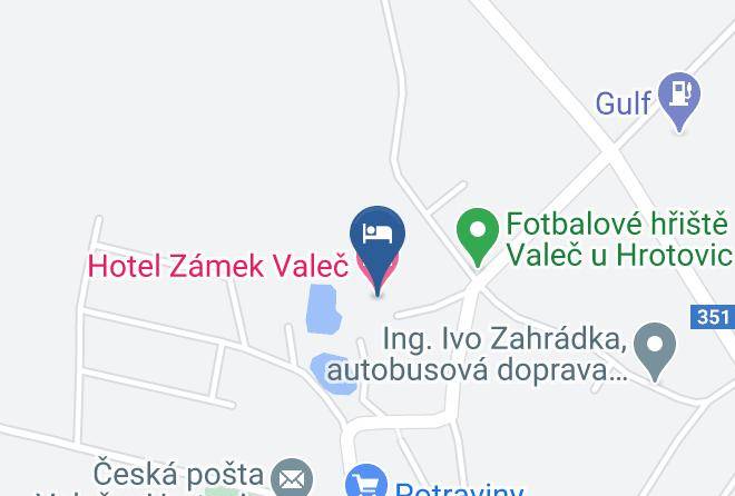 Trebic - Hotel Chateau Valec Maps