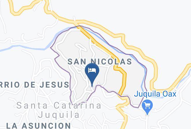 Santa Catarina Juquila - Hotel Chatino Maps