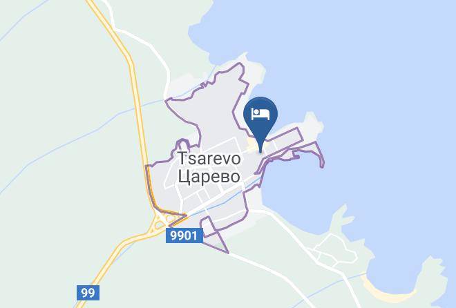 Tsarevo - Hotel Chayka Maps