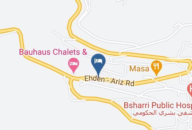 Bcharre - Hotel Chbat Maps