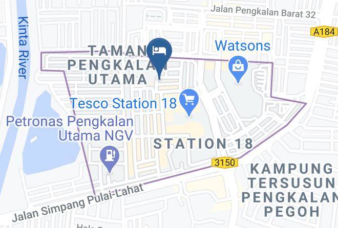 Kinta District - Hotel Checkedinn Maps