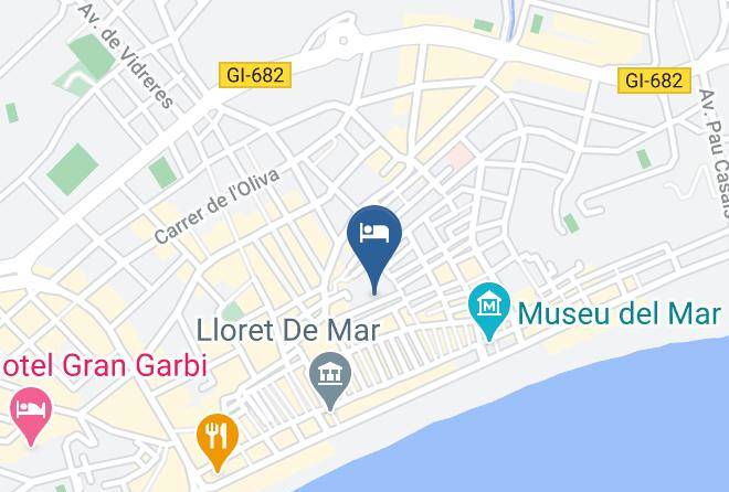 Girona - Hotel Checkin Caribe Maps