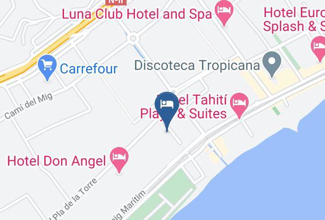 Barcelona - Hotel Checkin Sirius Maps