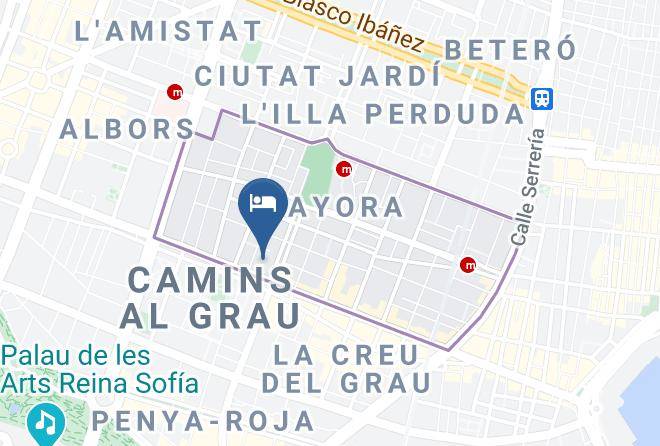 Valencia - Hotel Checkin Valencia Maps