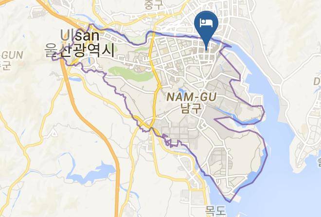 Namgu - Hotel Cheese Ulsan Samsan Maps