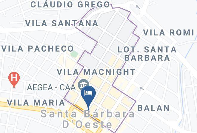 Santa Barbara Doeste - Hotel Cheiro Da Terra Maps