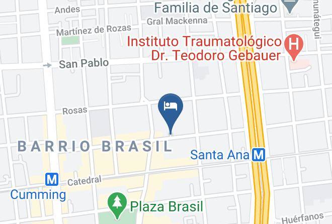 Santiago - Hotel Chelenko Maps