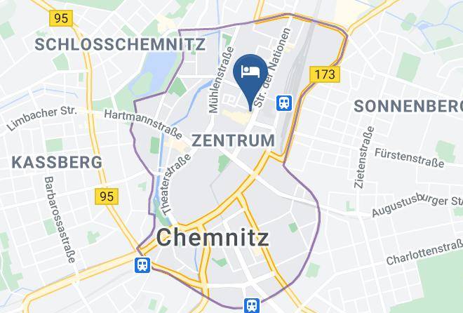 Chemnitz - Hotel Chemnitzer Hof Maps
