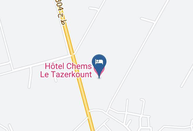Tadla Azilal - Hotel Chems Le Tazerkount Maps