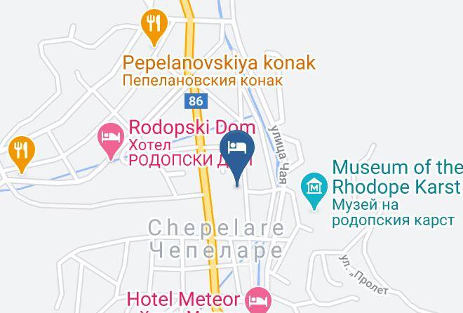 Chepelare - Hotel Chepelare Maps