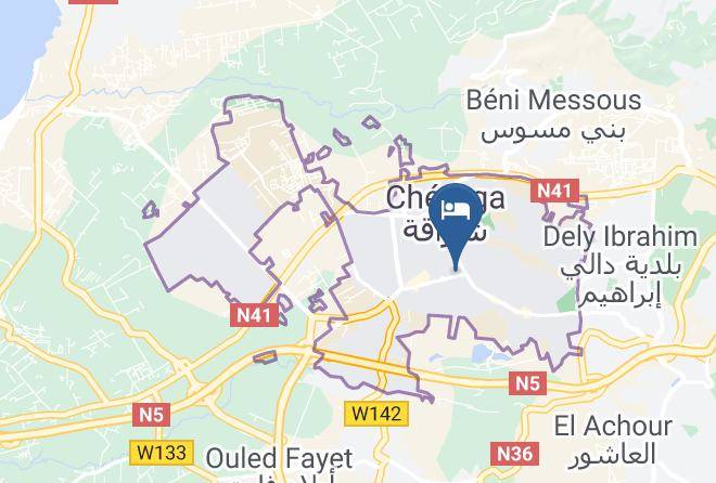 Algeria - Hotel Cheraga Maps