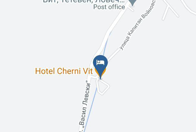 Teteven - Hotel Cherni Vit Maps