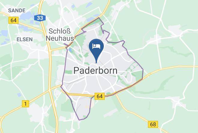 Paderborn - Hotel Cherusker Hof Paderborn Maps