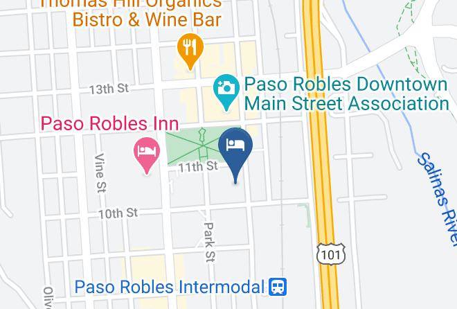 San Luis Obispo - Hotel Cheval Maps
