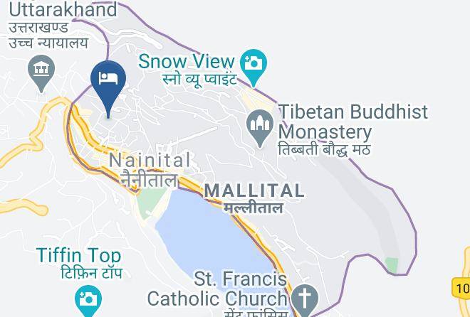 Naini Tal - Hotel Chevron Fairhavens Nainital Maps
