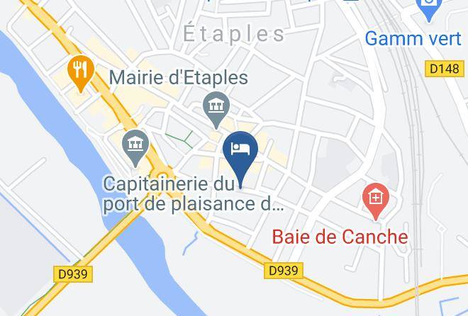 Pas De Calais - Hotel Chez Gino Maps