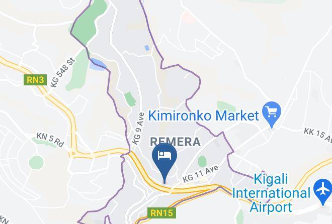 Kigali - Hotel Chez Lando Maps