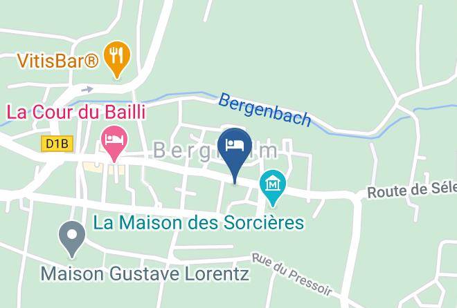 Haut Rhin - Hotel Chez Norbert Maps