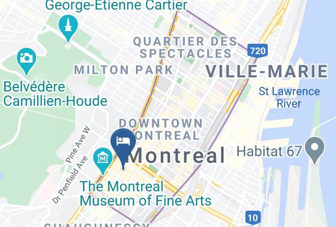 Montreal - Hotel Chez Swann Maps