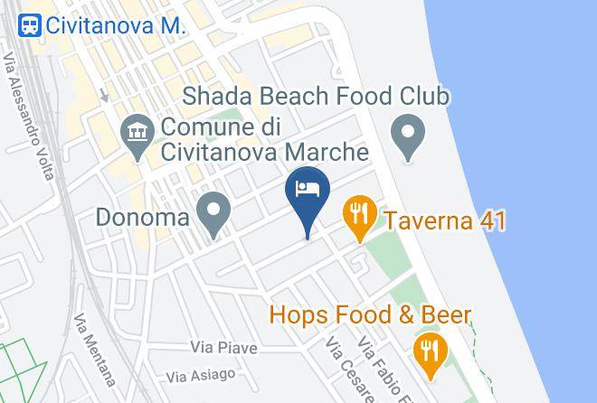 Macerata - Hotel Chiaraluna Maps