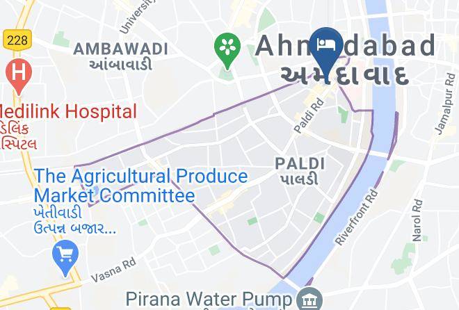 Ahmadabad - Hotel Chicago Maps