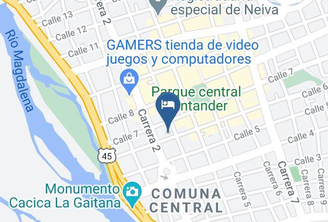 Neiva - Hotel Chicala Maps