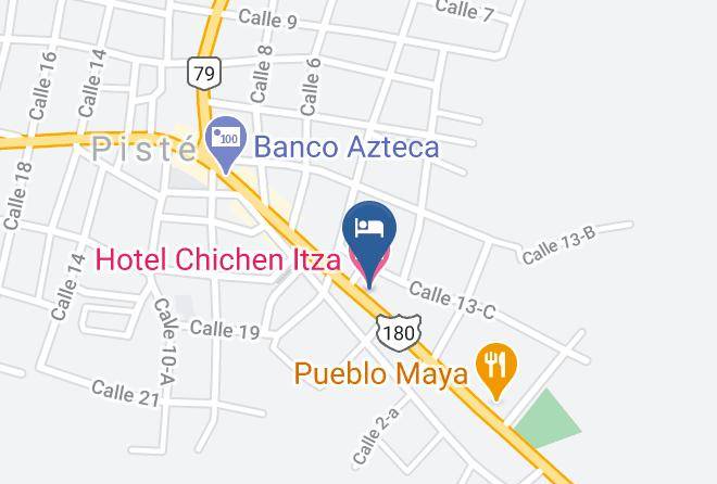 Tinum - Hotel Chichen Itza Maps
