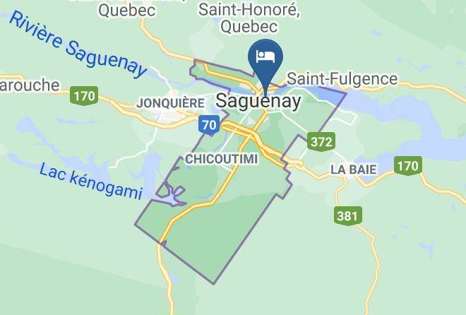 Le Saguenay Et Son Fjord - Hotel Chicoutimi Maps