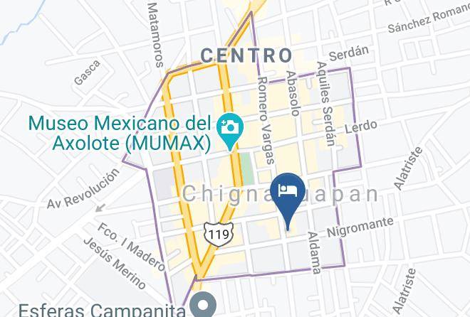 Chignahuapan - Hotel Chignahuapan Maps