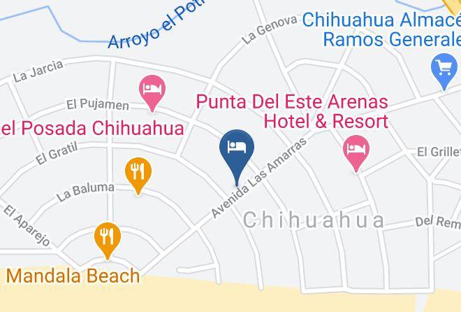 Maldonado - Hotel Chihuahua Mandala Beach Maps
