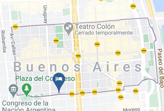 Autonomous City Of Buenos Aires - Hotel Chile Maps