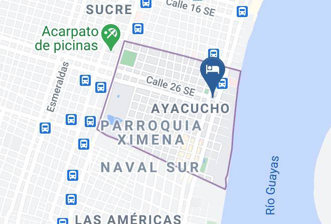 Guayaquil - Hotel Chile En Guayaquil Maps