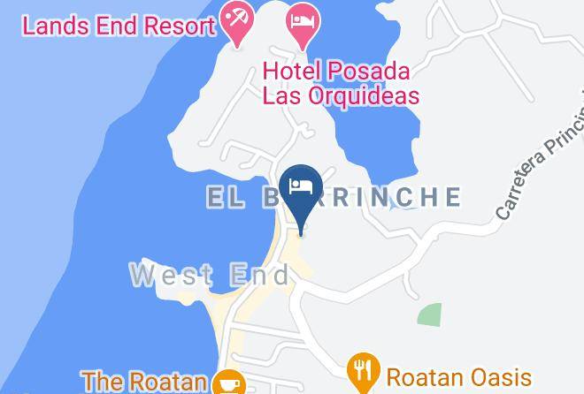 Roatan - Hotel Chillies Maps