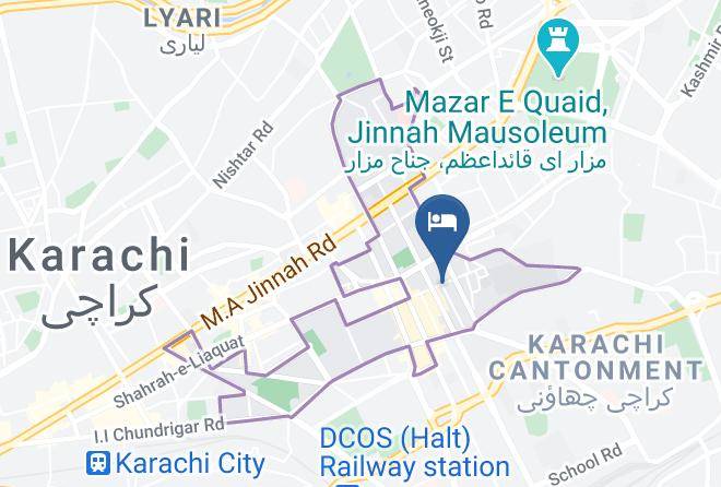 Karachi - Hotel Chilton Maps
