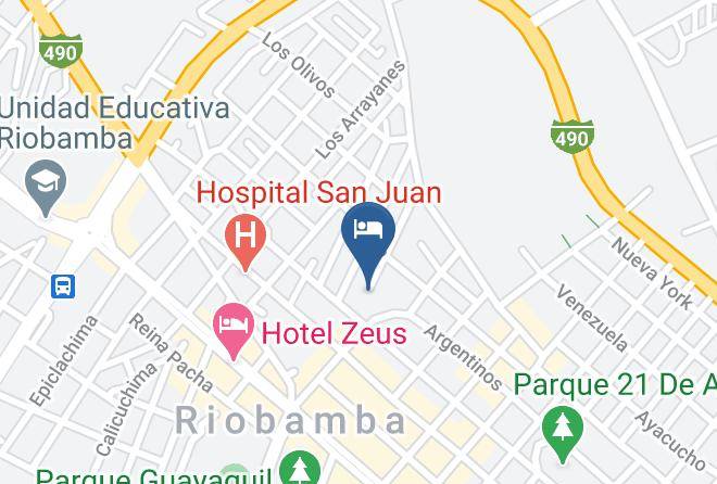 Riobamba - Hotel Chimborazo Maps