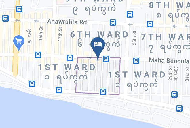 Yangon West - Hotel China Town Maps