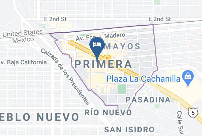 Mexicali - Hotel Chinesca Maps