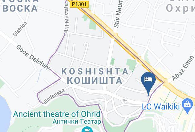 Ohrid - Hotel Chingo Maps