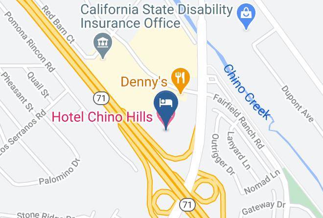 San Bernardino - Hotel Chino Hills Maps