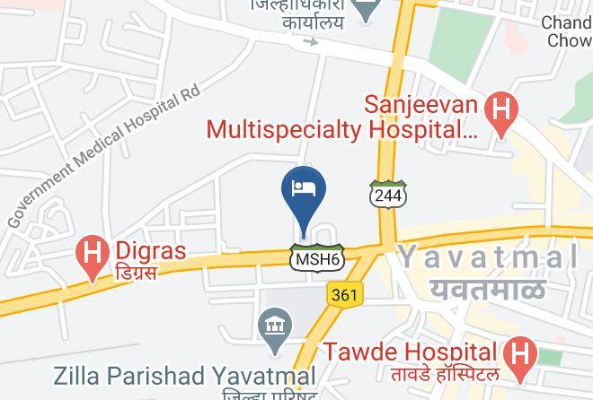 Yavatmal - Hotel Chintamani Deluxe Maps