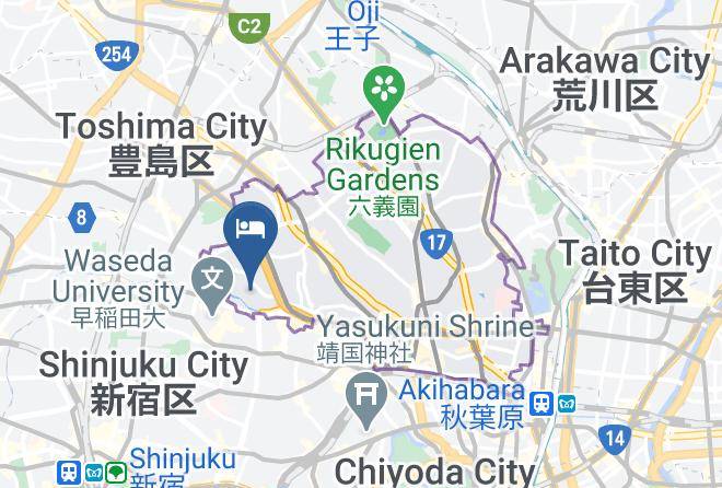 Bunkyo Ward - Hotel Chinzanso Tokyo Maps