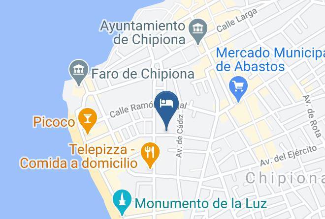 Cadiz - Hotel Chipiona Maps