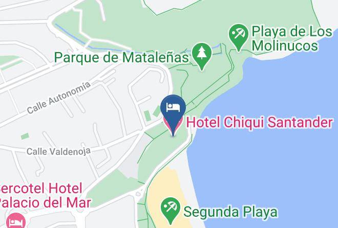 Santander - Hotel Chiqui Santander Maps