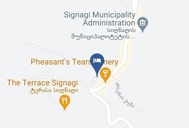 Signagi - Hotel Chirina Maps