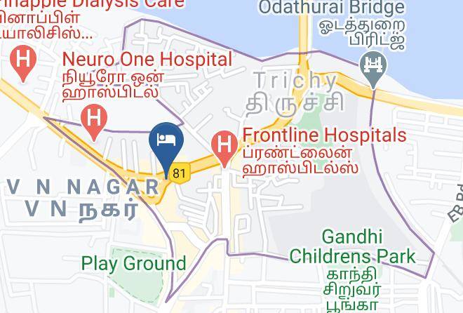 Tiruchirappalli - Hotel Chitra Maps