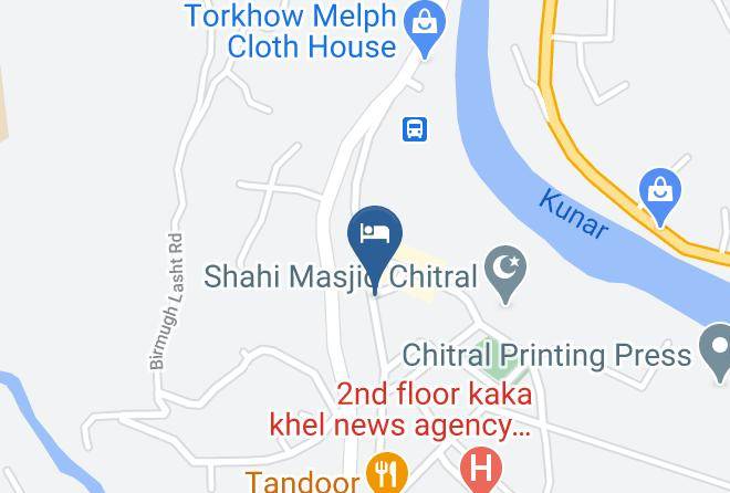 Peshawar - Hotel Chitral Continental Maps