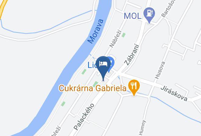 Napajedla - Hotel Chmelnice Maps