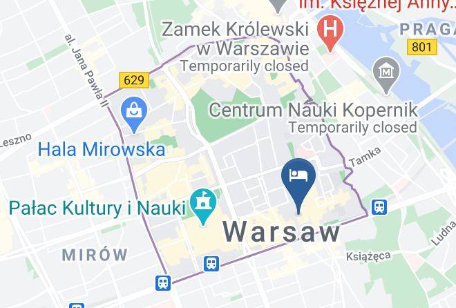 Warsaw - Hotel Chmielna Warszawa Maps